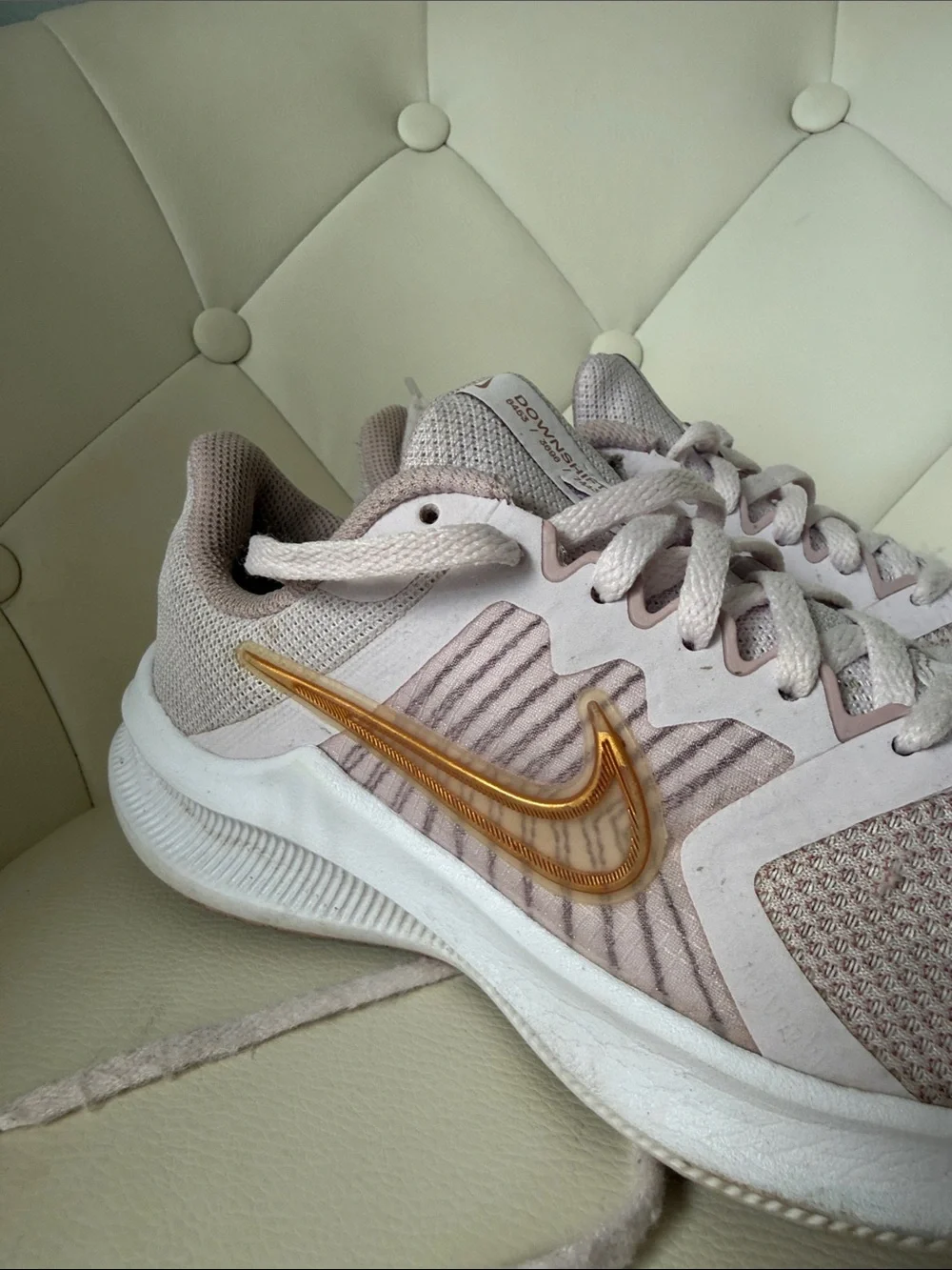 Nike Downshifter 11 Pink Blush Sneakers Mesh Lightweight for Road Running Sz 6.5 - Picture 10 of 14